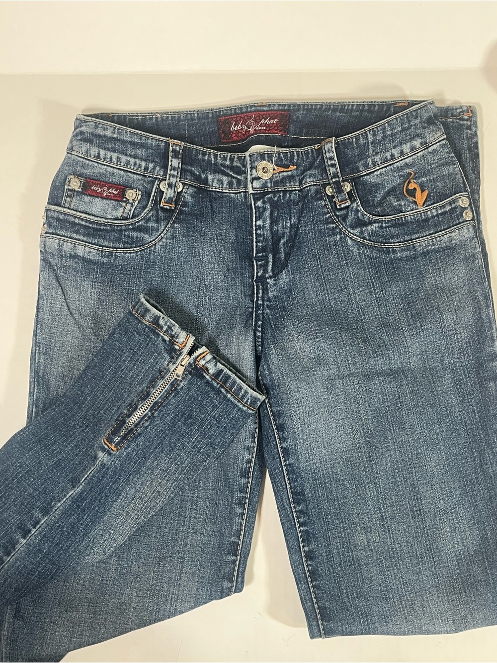 Baby Phat Light Blue Skinny Denim Jeans Y2K